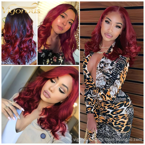 Vigorous wholesale ombre for black women cosplay lace front mix with high quality wavy curly wigs hair synthetic wig